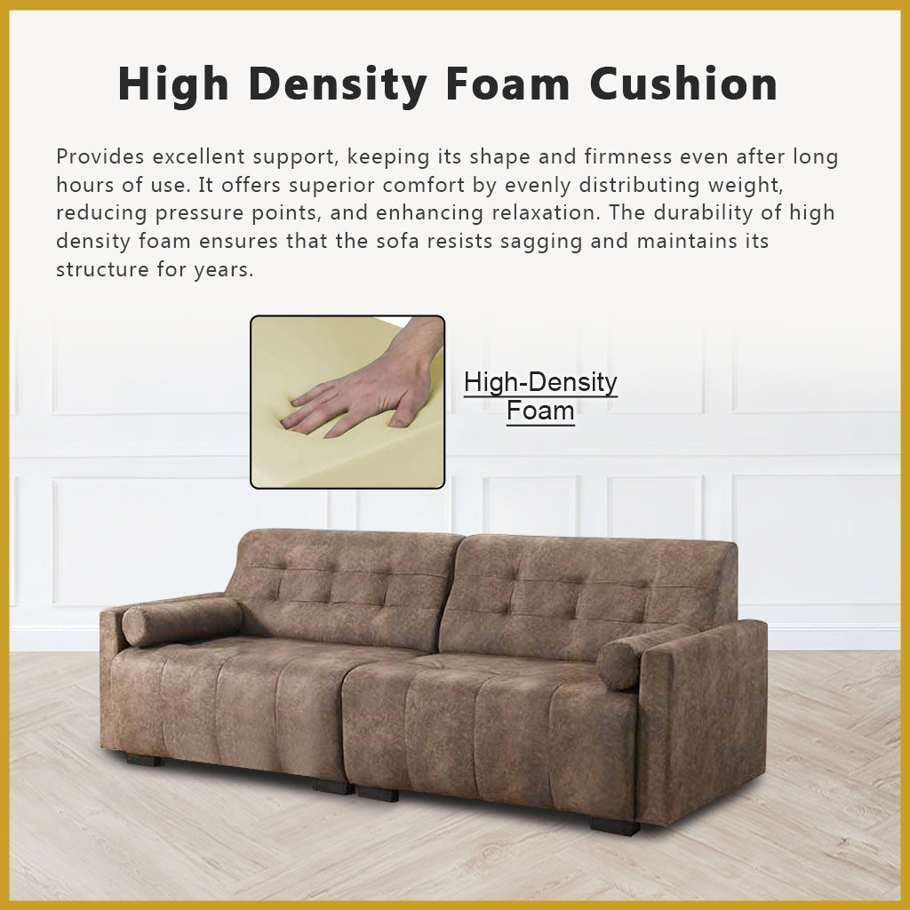 Oriana 4-Seater Sofa Durable Scratch-Resist Material w/ PetFriendly Option