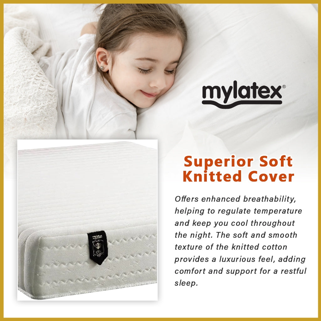 MyLatex VIENNA 10" Natural Pinhole Latex Mattress Orthopedic - All Sizes Available