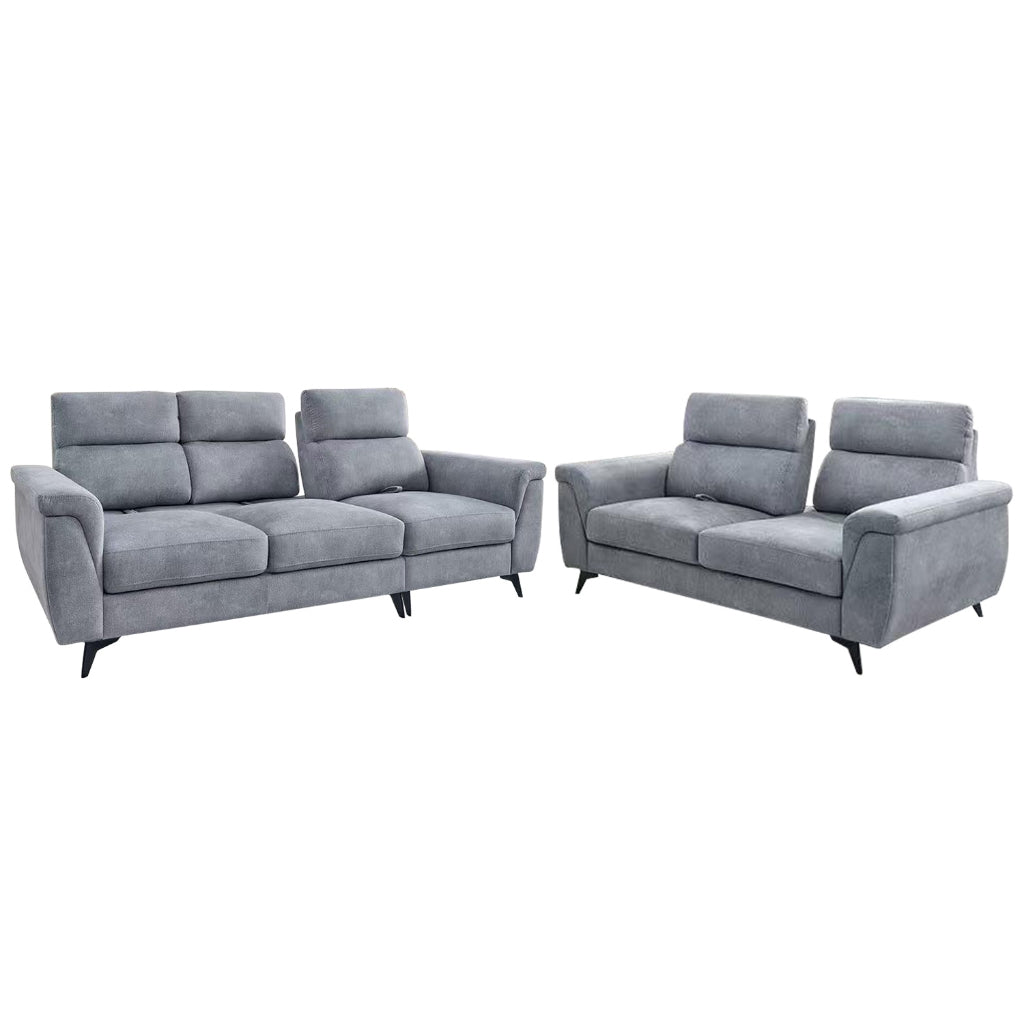 Cedie 3+2 Seater Pushback Sofa Pocket Spring High Density Foam PetFriendly Scratch-Resist