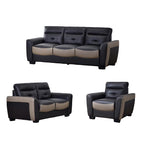 Oppa 1/2/3 Sofa Set In Top Grade PU Leather Upholstery