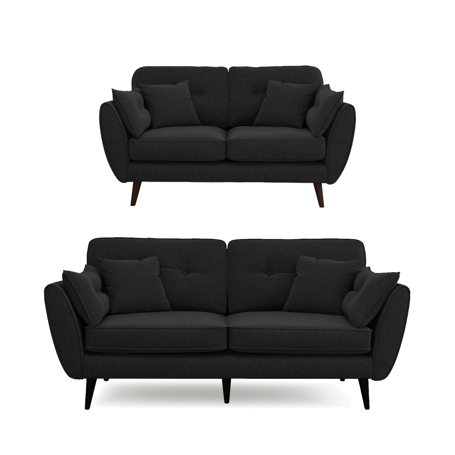 Imani Series 1/2/3 Seater Sofa Fabric/Faux Leather in 8 Colors