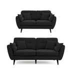 Imani Series 1/2/3 Seater Sofa Fabric/Faux Leather in 8 Colors