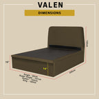 Valen 16" Depth Storage Bedframe w/ Mattress AddOn - PetFriendly Option - All Sizes