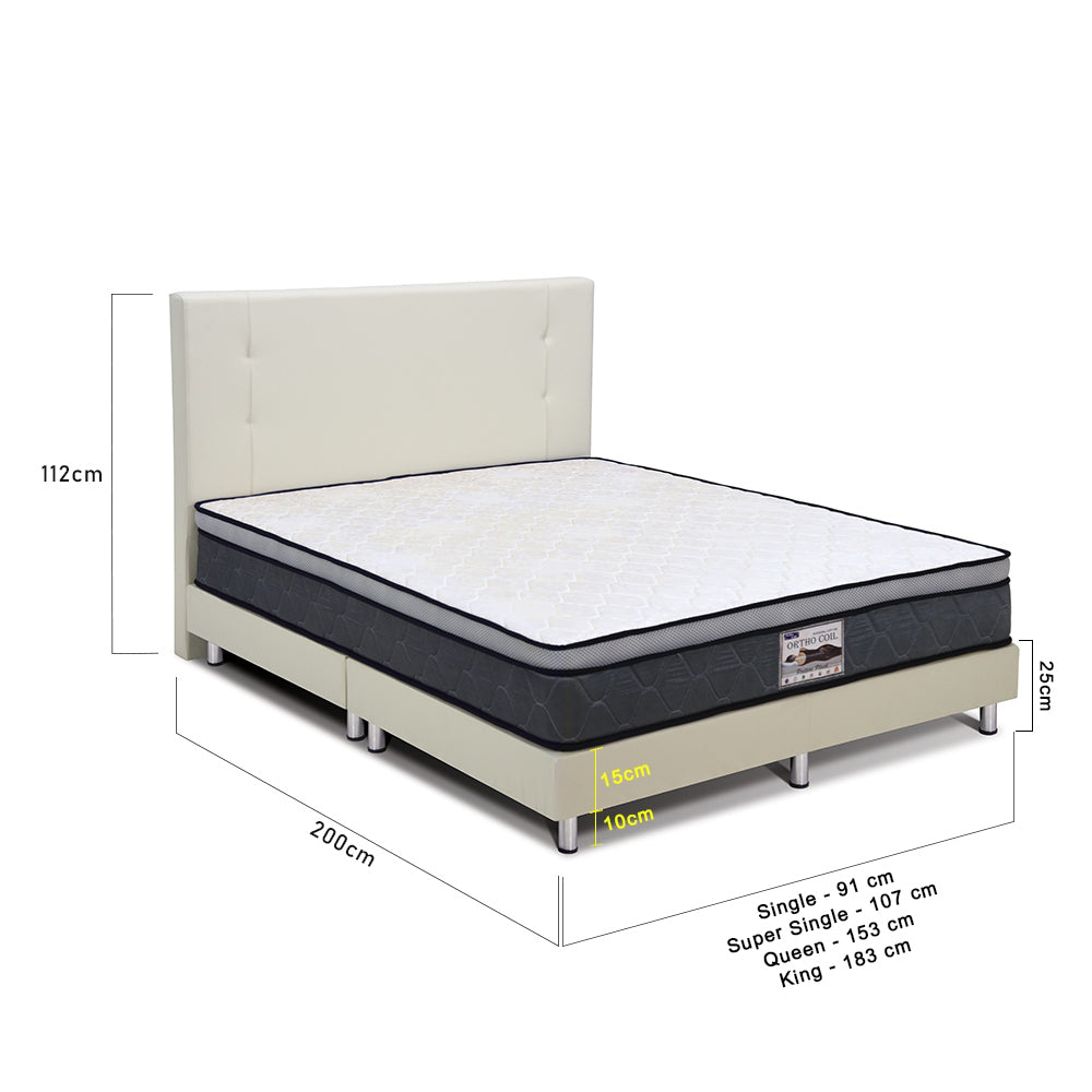 Zooey PetFriendly Scratch-Resistant Bed Frame with Mattress in 48 Colours - All Sizes