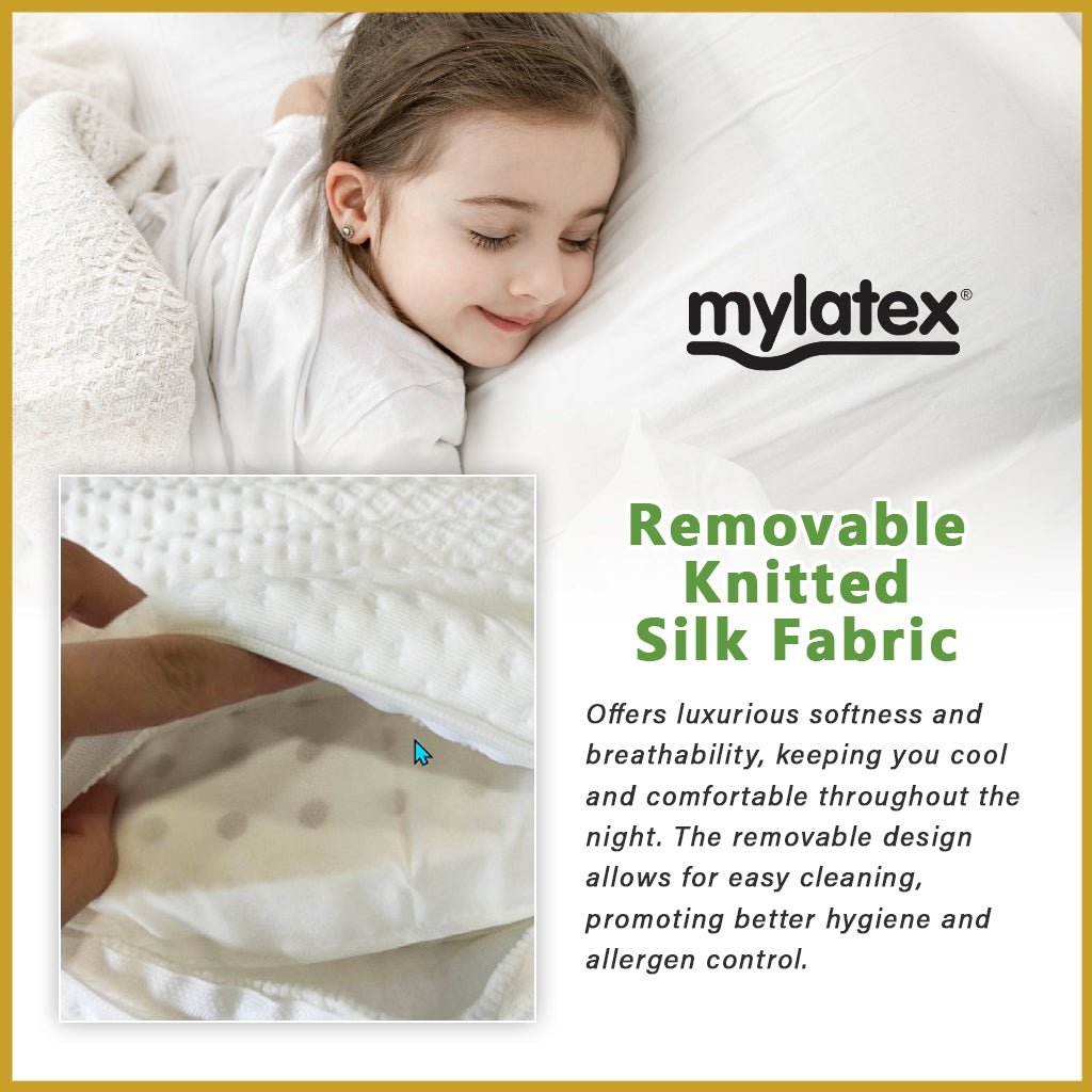 MyLatex SAKURA 2" Natural Latex Foldable Mattress Removable Silk Cover - All Sizes