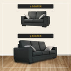 Perez Series Fabric/Leather / PetFriendly Fabric 1/2/3/ L-Shape Sofa