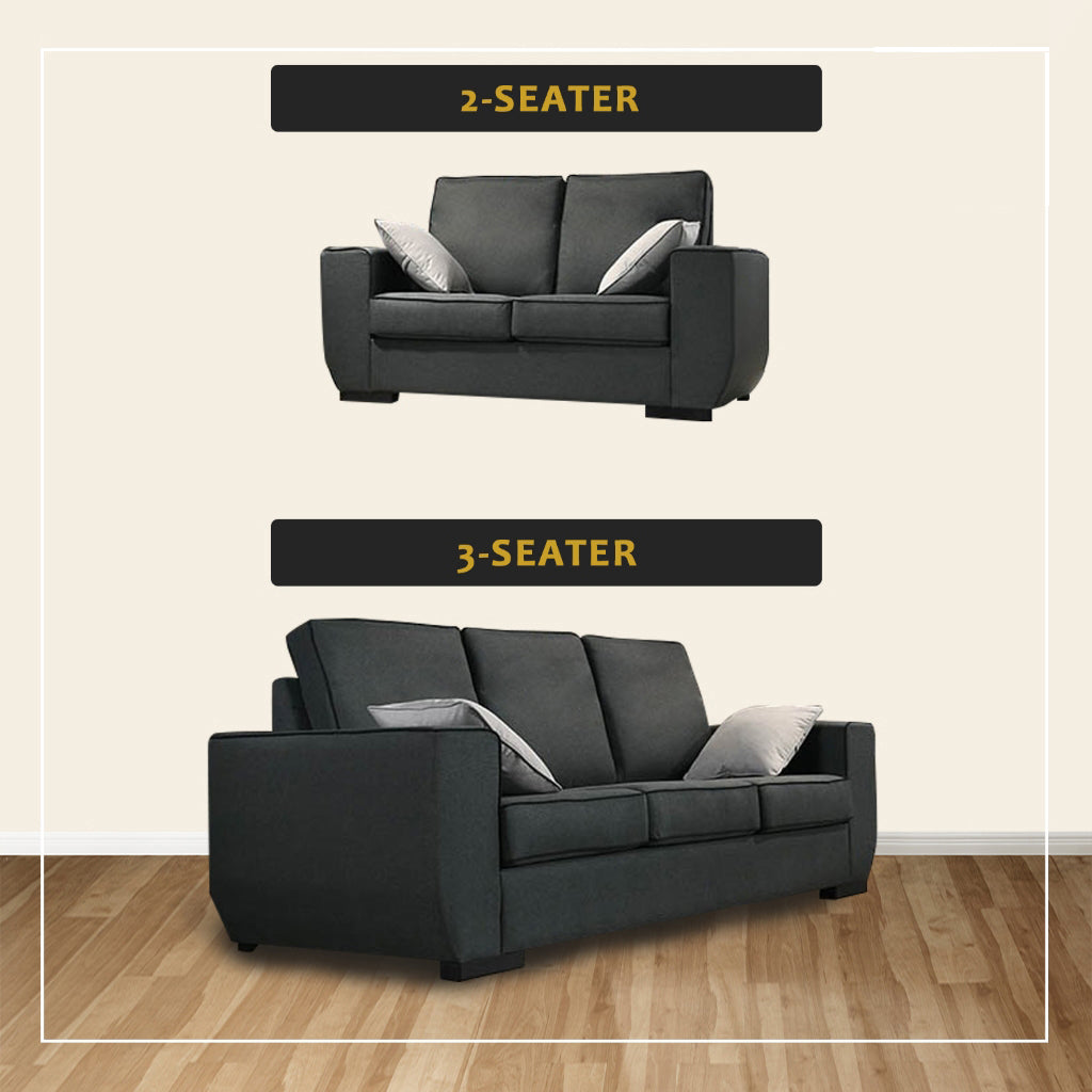 Perez Series Fabric/Leather / PetFriendly Fabric 1/2/3/ L-Shape Sofa