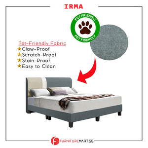 DR Chiro Divan Bedframe Pet-Friendly Scratch-proof Fabric With Mattress Add-On Options - All Sizes Available