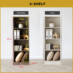 Kasen Series Display Cabinet Book Shelves Open Cabinet in 2 Colours