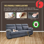 Flora 2/3-Seater Sofa Pocketed Spring / High Density Foam w/ PetFriendly Scratch-Resist