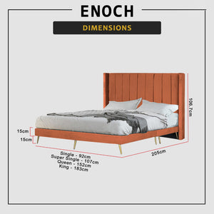 Enoch Divan Bed Frame with Mattress - PetFriendly Scratchproof Option / All Sizes