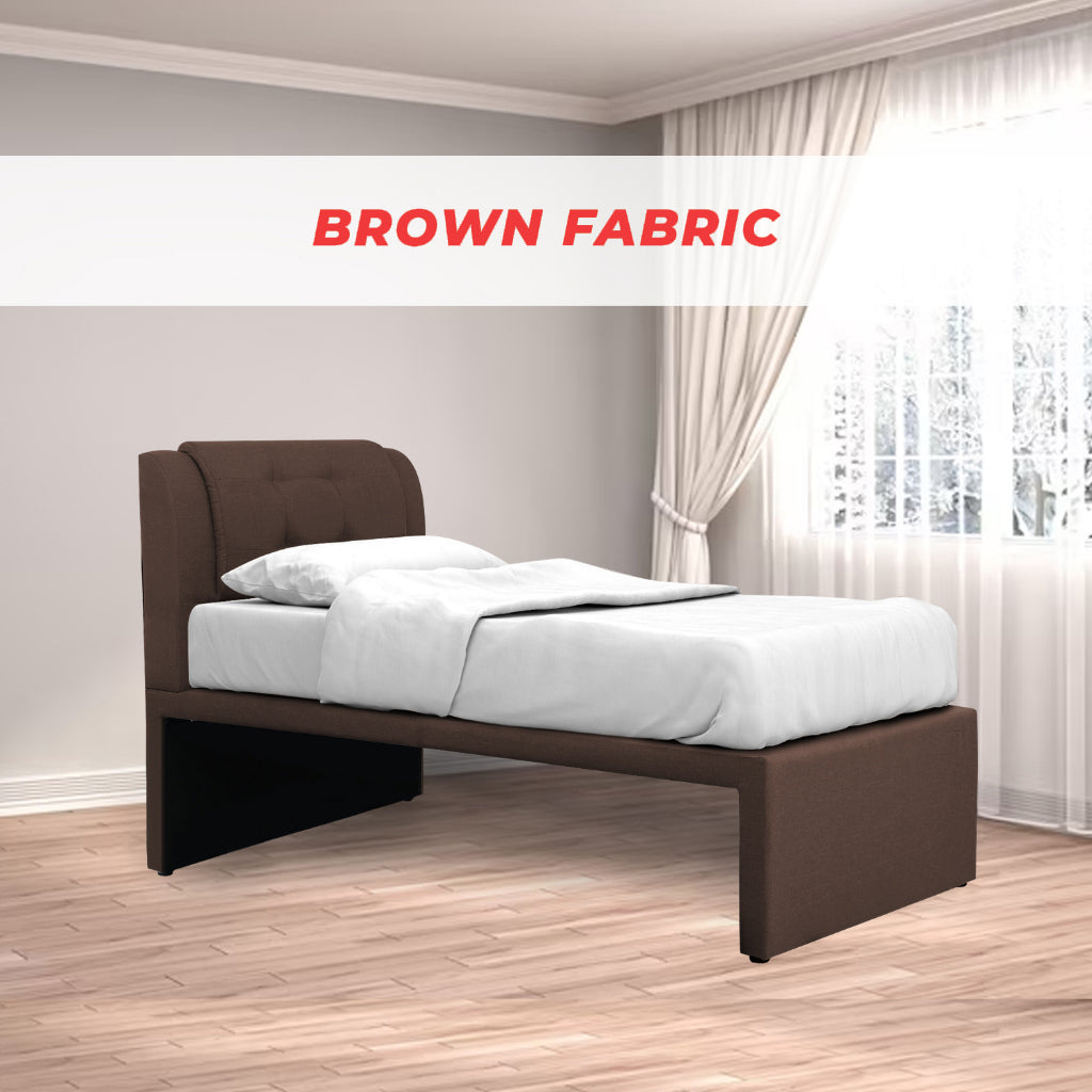 Neeka Single / Super Single/Queen Bed Frame w/ Mattress Option - 4 Available Colours