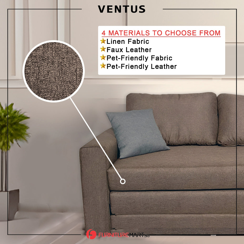 Ventus Japanese Floor Sofa Bed High Density Ergonomic in PetFriendly Material Option