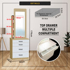Velin CARB-P2 Certified Board Dressing Table / Gliding Drawer Dresser in 6 Colours