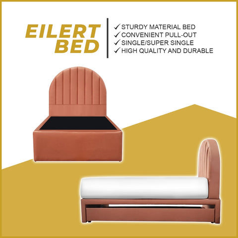 Image of Eilert Single./Super Single Pull-Out Bed Frame w/ PetFriendly & Mattress Option