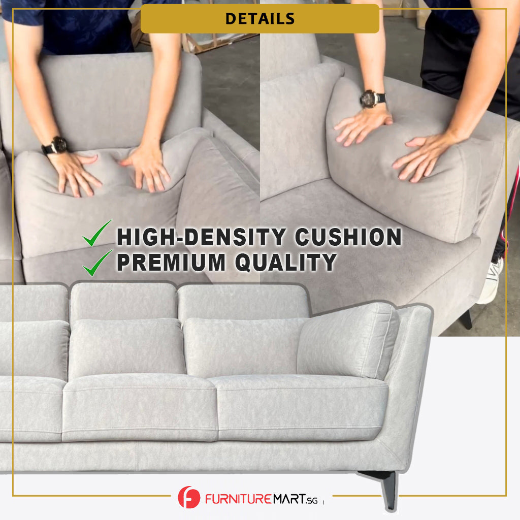 Daisy 2/3-Seater Sofa Adjustable Head-Rest High Density Foam w/ PetFriendly Options