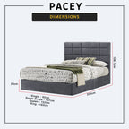 Pacey Divan Bed Frame with Mattress - PetFriendly Scratch Resistant Option / All Sizes