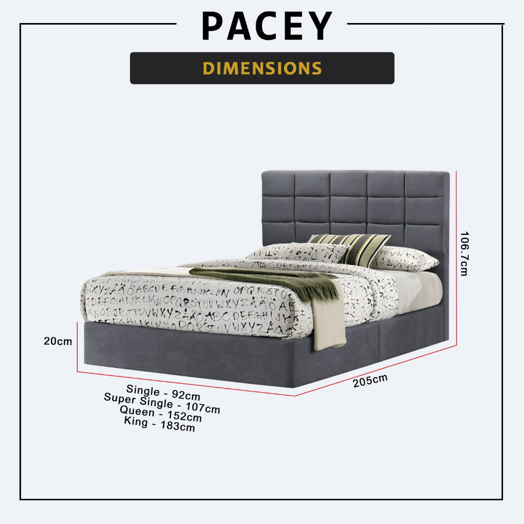 Pacey Divan Bed Frame with Mattress - PetFriendly Scratch Resistant Option / All Sizes