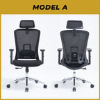 Kern Series Adjustable Headrest Office And Backrest in Black