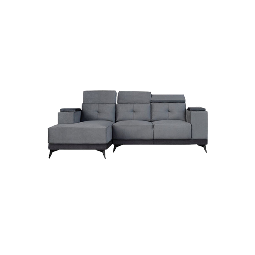 Sully 3/4-Seater L-Shaped Sofa with Storage w/ Scratch Resistant Pet-Friendly Option