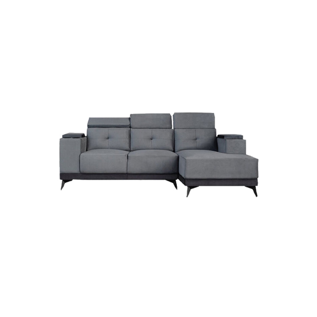 Sully 3/4-Seater L-Shaped Sofa with Storage w/ Scratch Resistant Pet-Friendly Option