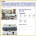 Honey Supreme 10" Mattress Cool Silk Plus 7-Zone Pocket Spring - All Sizes Available