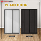 Tiana Series 4FT/5FT 2-Door Sliding Door Wardrobe in White Wash or Walnut