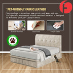 Qahir 14" Depth Storage Bedframe w/ Drawer PetFriendly - With Mattress All Sizes
