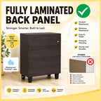 Gemma Shoe Cabinet CARB-P2 Certified Board Fully Laminated Back Panel in 2 Colours