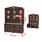 Hindu Altar Table Cabinet Offering Altar Shrine - Model A7