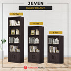 Jeven Series Open Shelves Display Cabinet Bookshelf Storage in 6 Colours