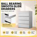 Laney CARB-P2 Certified Board 4 Chest of Drawers with Mirror and Cosmetics Compartment in 2 Models
