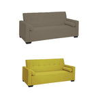 Nikita Series Leather/Fabric Sofa 3 Seater Convertible Sofa Bed In 8 Colours