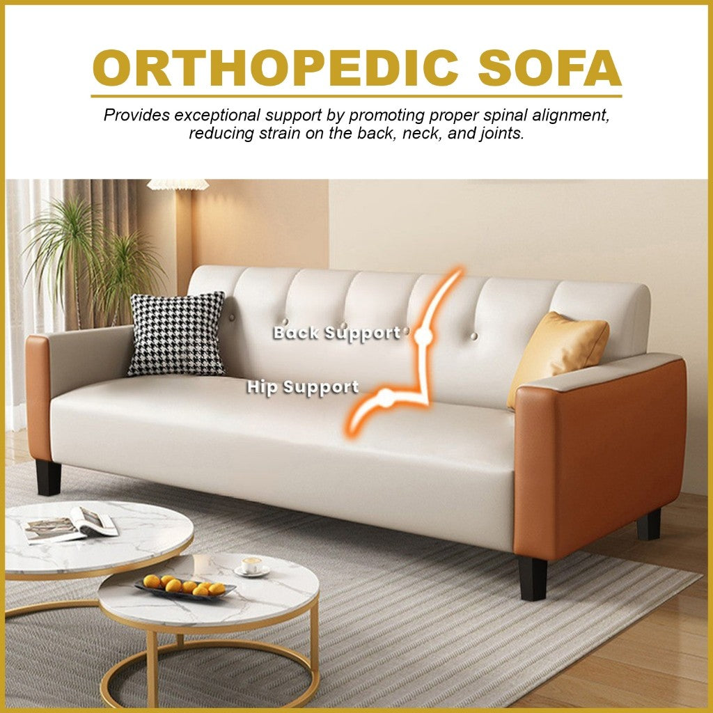 Iggie 2-Seater/3-Seater Back Support Sofa - w/ PetFriendly Scratch-Resistant Option