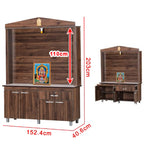 Hindu Altar Table Cabinet Offering Altar Shrine - Model A7