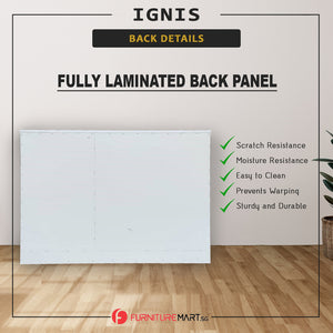 Ignis 6 Drawers Premium Chest of Drawers Full Laminated Back Panel in 6 Colours