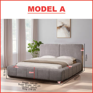 Milly PLatform Bed Frame All Sizes Available - w/ PetFriendly Scratchproof Option