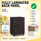 Lumi 4 Tier Premium Shoe Cabinet CARB-P2 Certified Board Soft Closing Laminated Back Panel in 3 Colours