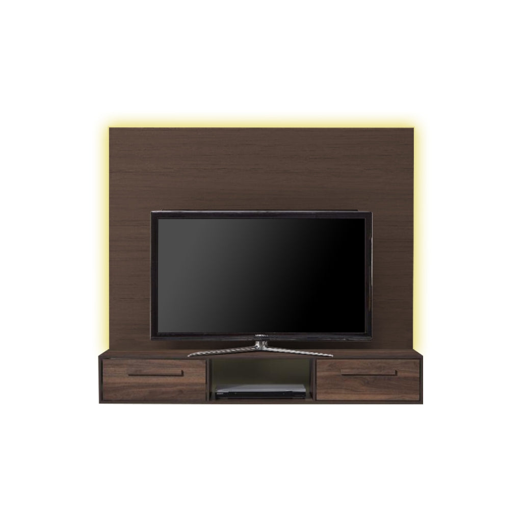 Pollian 4FT/5FT Floating TV Console with Back Panel LED Backlight in 2 Colours