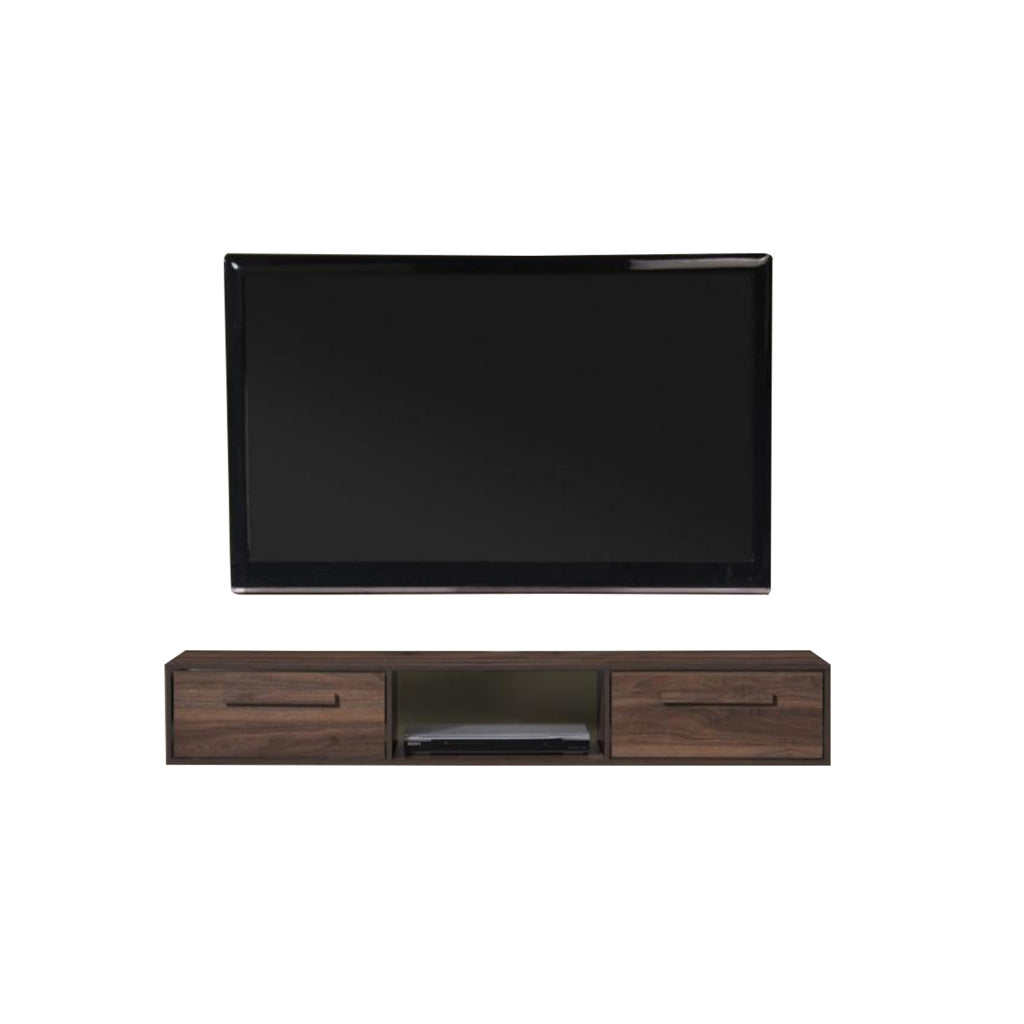 Pollian 4FT/5FT Floating TV Console with Back Panel LED Backlight in 2 Colours