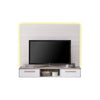 Pollian 4FT/5FT Floating TV Console with Back Panel LED Backlight in 2 Colours