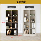 Kasen Series Display Cabinet Book Shelves Open Cabinet in 2 Colours