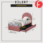 Eilert Single./Super Single Pull-Out Bed Frame w/ PetFriendly & Mattress Option