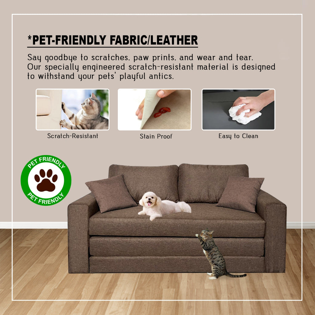 Ventus Japanese Floor Sofa Bed High Density Ergonomic in PetFriendly Material Option