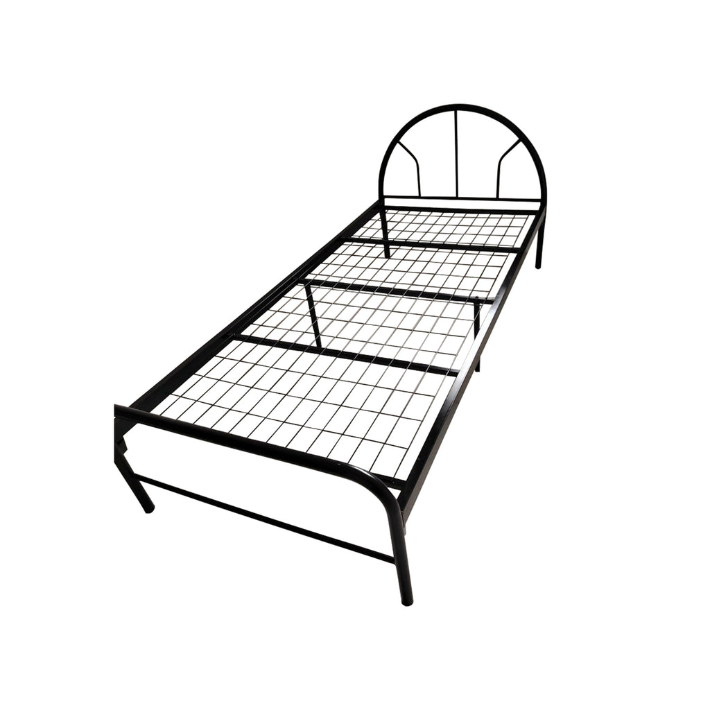 Pegus Metal Bed Frame With 4" Foam Mattress In Single Size