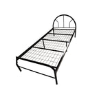 Pegus Metal Bed Frame With 4" Foam Mattress In Single Size