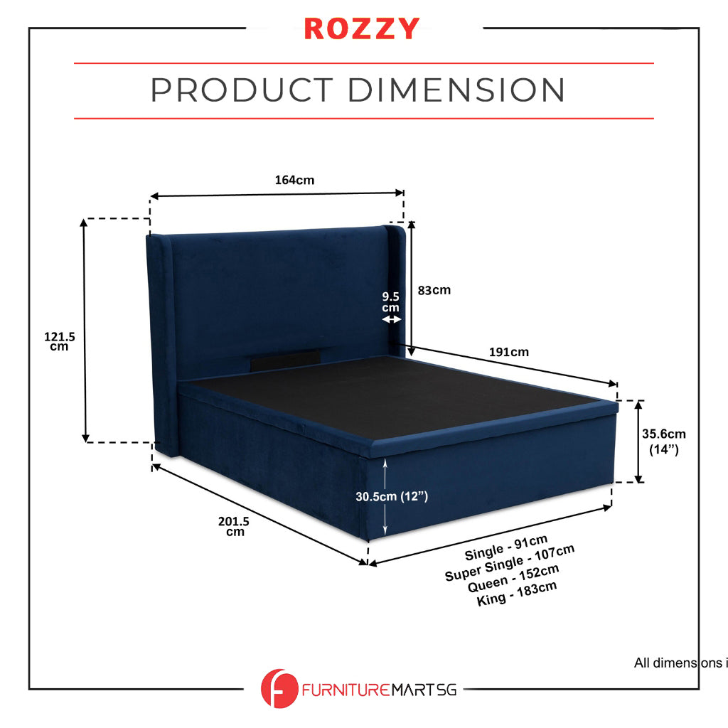 OrthoCoil Rozzy 14" SBD Storage Bed Pet Friendly Scratch-Resistant Fabric - With Mattress Add-On