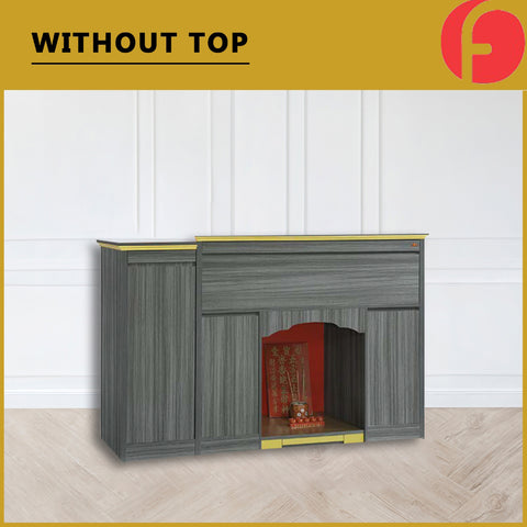 Image of Vaughn Oriental Altar Table with Top Altar Cabinet Fire Resistant Laminated Board