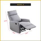 Amari 1-Seater Sofa Recliner Armchair Manual/Electric Reclining PetFriendly ScratchResist