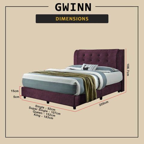 Image of Gwinn Divan Bed Frame with Mattress - PetFriendly Scratchproof Option / All Sizes